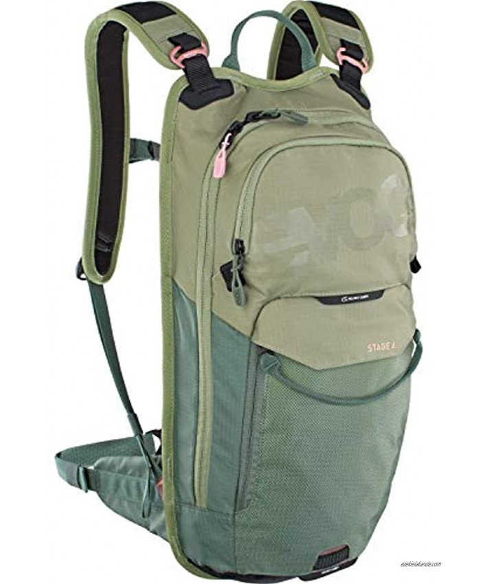 Evoc Stage 6L Olive Green Adult Unisex MTB Rucksack Without Protection 6