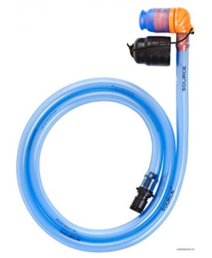 Helix Tube Kit for Hydration Bladders High-Flow Helix Bite Valve for Full Flow with Just a Soft Bite QMT Quick Connector with Auto-Sealing Mechanism