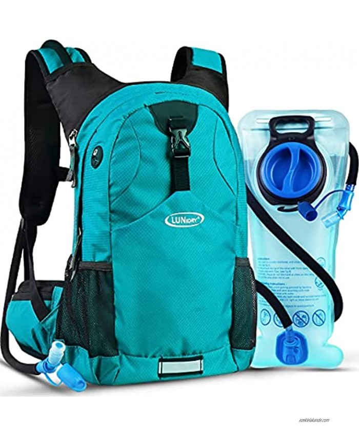 Lunidry Hydration Pack Thermal Insulated Hydration Backpack with 2L BPA Free Leak-Proof Water Bladder Daypack Perfect for Running Cycling Hiking Climbing-Keep Liquids Cool for Up to 4 Hours