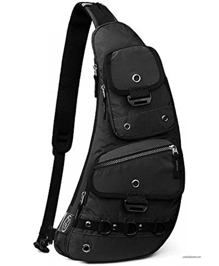 G4Free Sling Bags Chest Shoulder Backpack Crossbody Daypack Fanny Pack for Men Travel Hiking