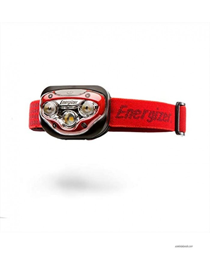 Energizer LED Headlamp Bright and Durable Lightweight Built for Camping Hiking Outdoors Emergency Light Best Head Lamp for Adults and Kids Batteries Included