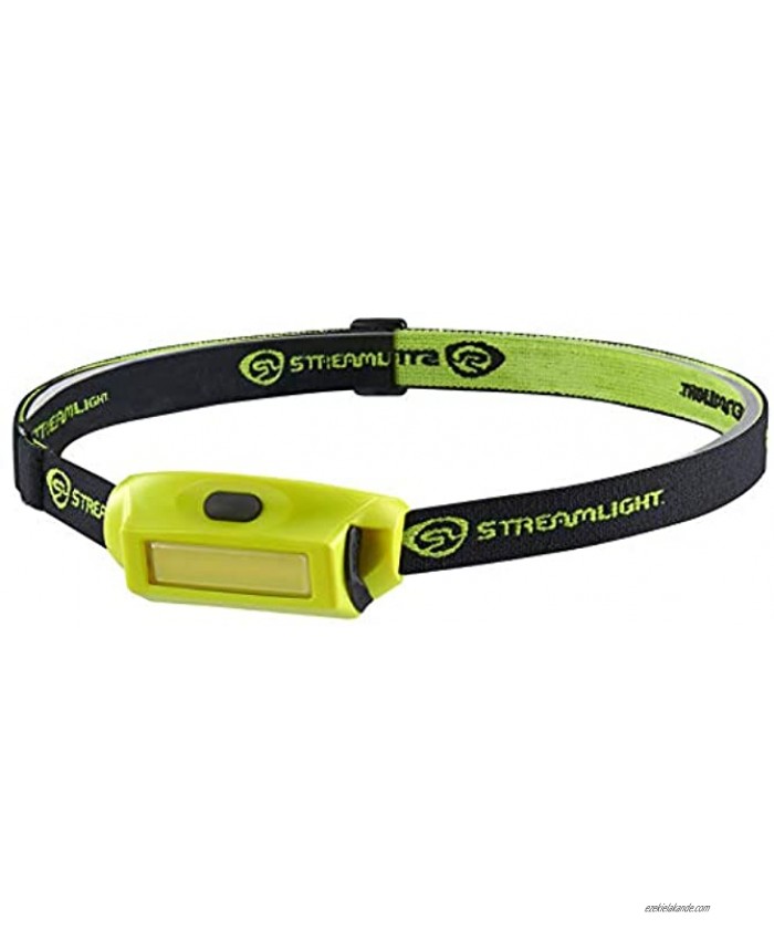 Streamlight 61711 Bandit Pro 180-Lumen Rechargeable LED Headlamp with USB Cord Hat Clip & Elastic Headstrap Yellow – Box Packaged