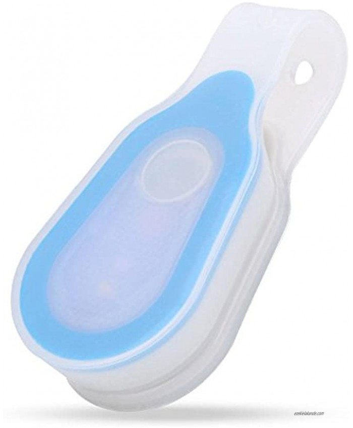 Filfeel Running Light for Runner Waterproof Outdoor Portable LED Mini Night Button Silicone Clip Lamp Strobe Light