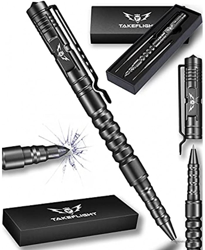 Tactical Pen for Self Defense Multitool Pen for Everyday Carry EDC Survival Gear | Father's Day Gift for Dad Cool Gadgets for Men Christmas Stocking Stuffer for Dads Who Have Everything
