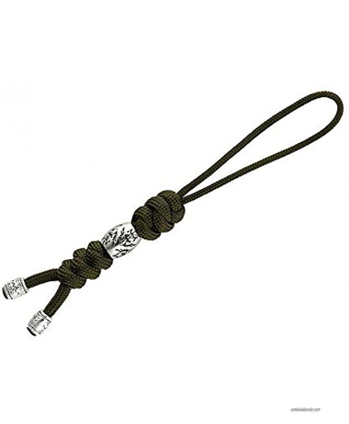M-Tac Knife Lanyards with Beads Paracord Lanyard Tactical Lanyard for Knife Zeus Stainless