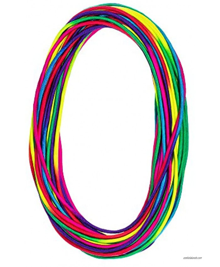 PARACORD PLANET Colorful Rainbow Cord Tie Dye Style Type III 7 Strand 550 Paracord – Available in 10 25 50 and 100 Feet