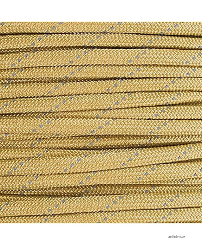 Reflective Type III 550 Paracord – 7 Strand Core – 100% Nylon Parachute Cord Commercial Paracord Survival Cord and Lengths
