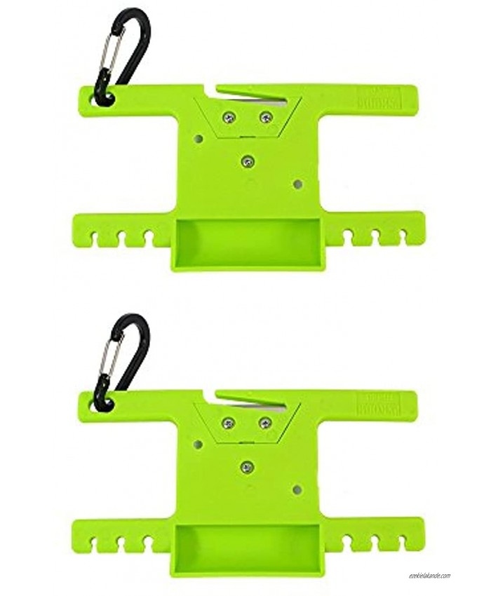 Survival Paracord Spool Tool Rope Winder 550 Paracord Keeper Parachute Cord Organizer Line Reel Multifunctional Outdoor Survaval Tool with Carabiner