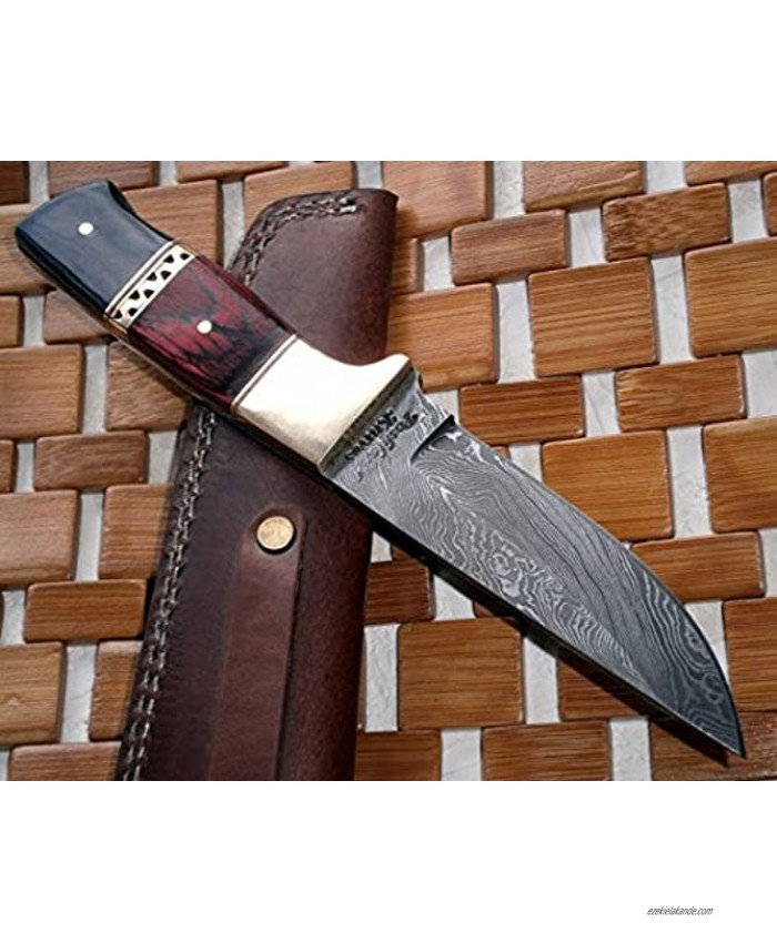 BC-ST-31 Custom Damascus Steel Knives- Ideal for Hunting & Bushcraft