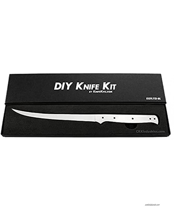 KnifeKits: Fisherman's Filet Fixed Blade Hunting Knife Kit DIY Parts Kit