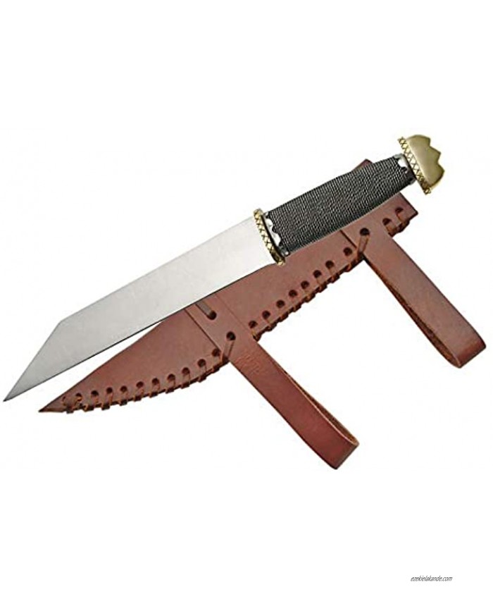 SZCO Supplies 203340 Wire Wrapped Seax with Sheath