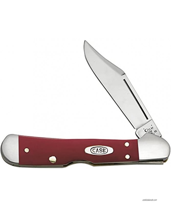 CASE XX WR Pocket Knife Mini Copperlock Burgundy Synthetic Item #22532 41749L SS Length Closed: 3 5 8 Inches