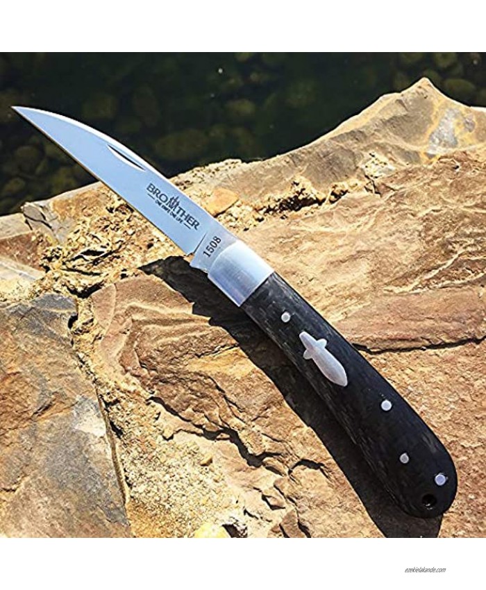 Watchman Brother 1508CF VG10 Blade Knife Carbon Finber Grips Slip Joint Pocket Knife …