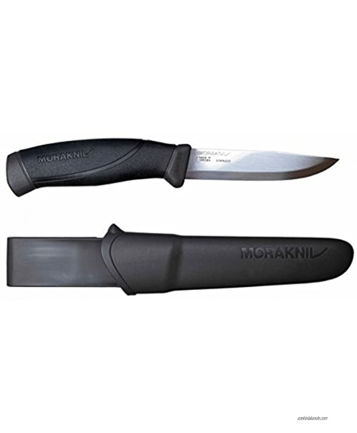 Morakniv Companion Fixed Blade Outdoor Knife with Sandvik Stainless Steel Blade 4.1-Inch