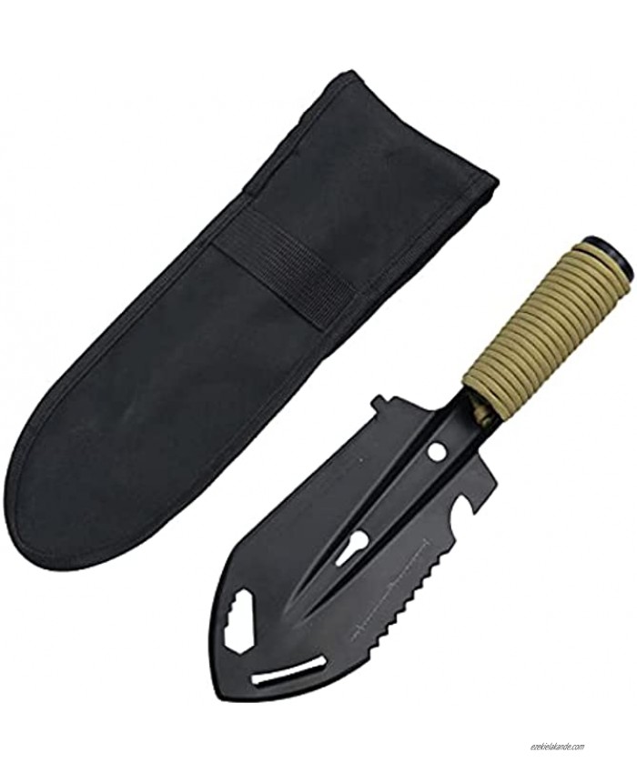 Finco Camping Trowel Hiking Trowel Backpacking Shovel Lightweight Camp Hiking Portable Multitool with Carrying Sheath for Survival Digging Gardening Outdoor Metal Detector Fishing Camping