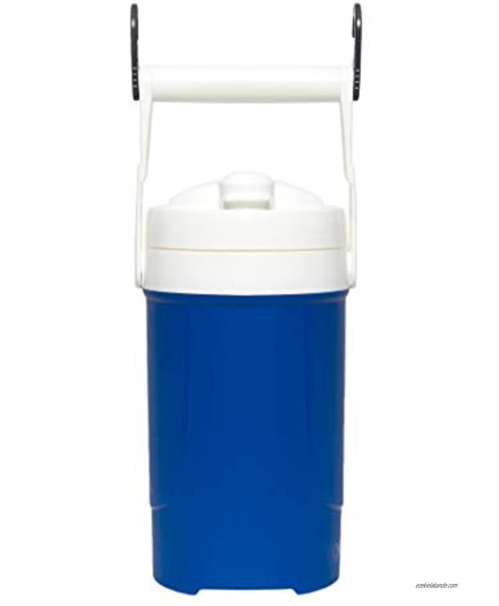 2 Quart Sport Beverage Cooler With Hooks Color: Majestic Blue White