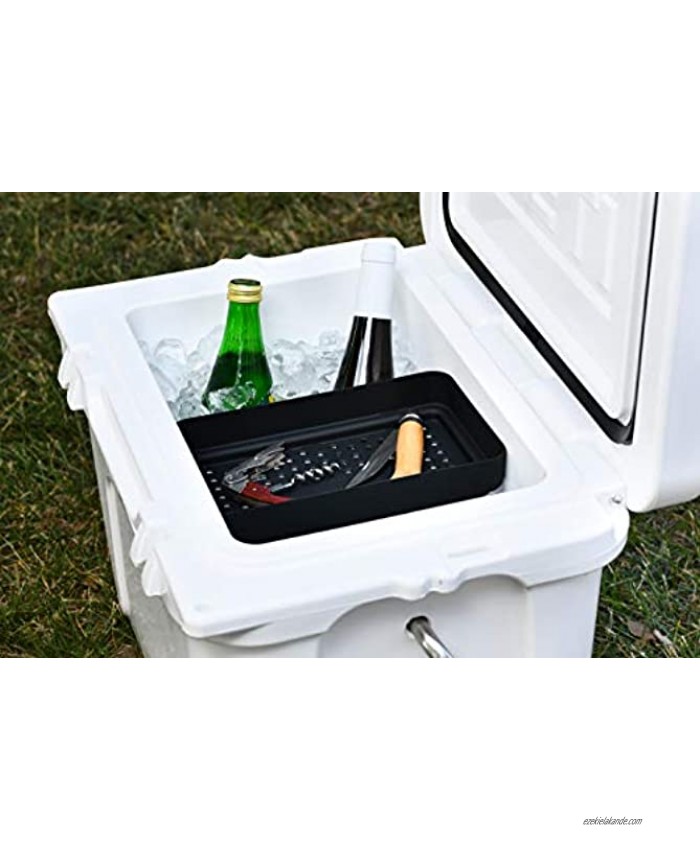 BEAST COOLER ACCESSORIES Dry Goods and Storage Basket Tray Insert Designed Specifically for Compatibility with The Yeti Roadie 20 Cooler Perfect for Holding Food Utensils and More
