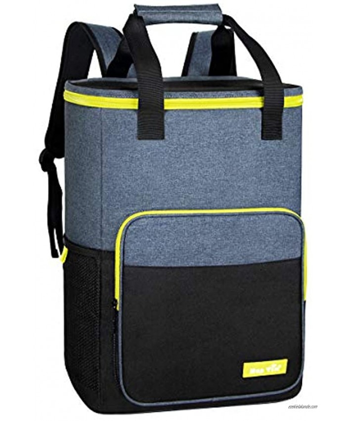 Hap Tim Backpack Cooler Insulated Leak-Proof Cooler Backpack Large Capacity 30 Cans Soft Cooler Bag for Men Women to Picnics Hiking Camping Beach Lunch Park or Day Trips