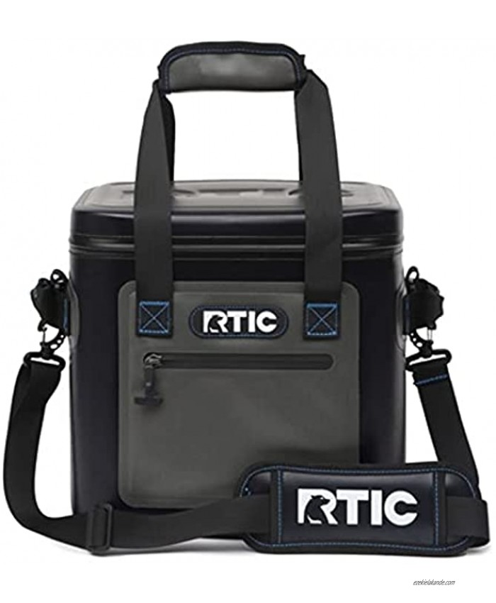 RTIC Soft Cooler 12 Insulated Bag Leak Proof Zipper Keeps Ice Cold for Days