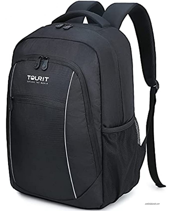 TOURIT Insulated Cooler Backpack Lightweight Backpack Cooler Bag Leak-Proof Backpack with Cooler for Men Women to Work Picnics Hiking Camping Beach Park Day Trips 25 Cans