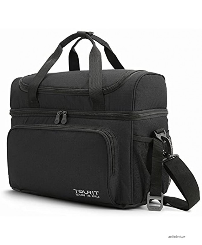 TOURIT Insulated Cooler Bag Large Lunch Bag Travel Cooler Tote Soft Sided Cooler Bag for Men Women to Picnic Camping Beach Work