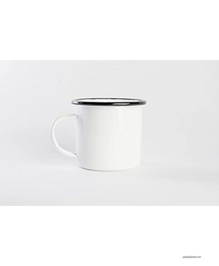 Camping Mugs For Cold Hot Beverages Great for the outdoors or staying in Enamel Mugs 12 OZ