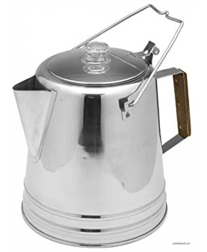 Texsport Stainless Steel Coffee Pot Percolator for Outdoor Camping