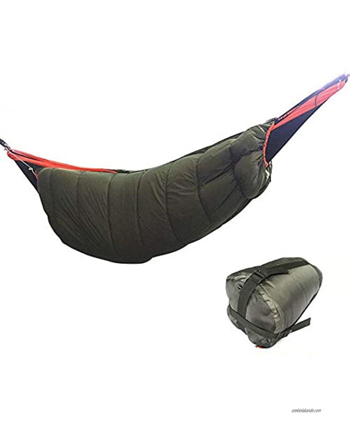 WintMing Hammock Underquilt for Travel Backpacking Hiking 3 Season Sleeping Bag for Hammock Waterproof Camping Warm Under Blanket
