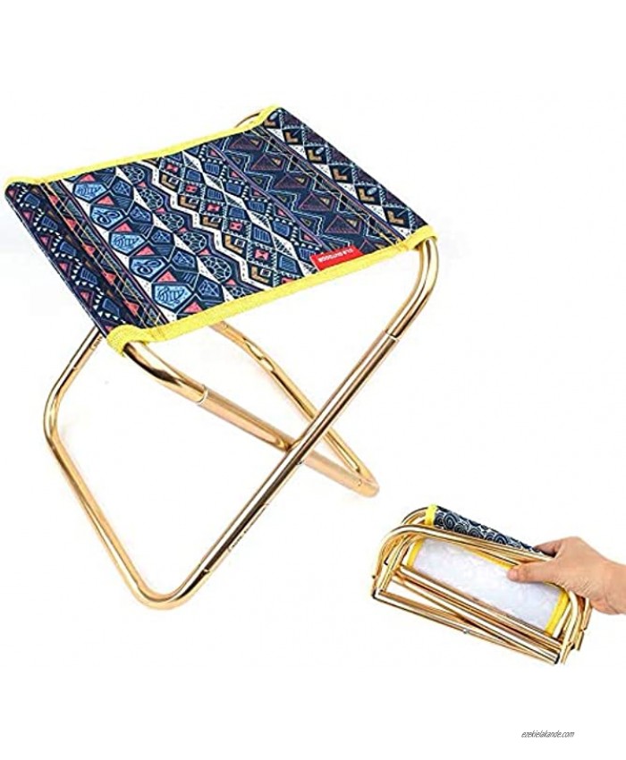 Mini Folding Camping Stool Lightweight Portable Folding Camp Chair Foldable Outdoor Chairs for BBQ Camping Fishing Travel Hiking