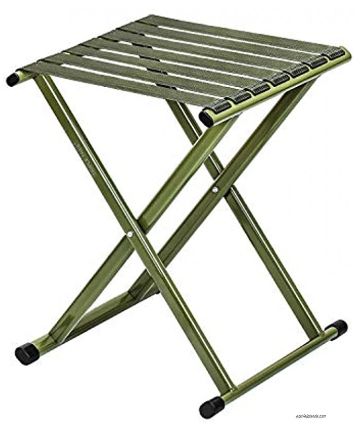 Portable Folding Stool Heavy Duty Outdoor Folding Chair Hold Up to 500 LBS 1 Pack 11.8 x10.8 x14.3 Inch LxWxH Medium Size