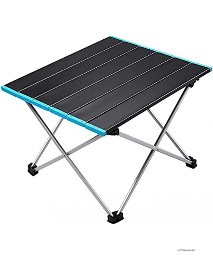 Camping Table VinTeam Ultralight Compact Camping Folding Table Portable Picnic Table with Aluminum Table Top and Carry Perfect for Outdoor Picnic BBQ Cooking Festival Beach Home Use