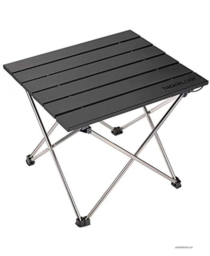 Small Folding Camping Table Portable Beach Table Collapsible Foldable Picnic Table in a Bag Mini Aluminum Side Table Lightweight Camp Tables for Outdoor Cooking Backpacking RV Fold Travel
