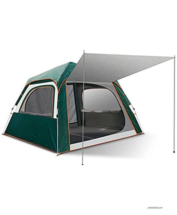 Camping Tent 6 Person Family Tents for Camping Party Double Large Doors and Windows for Family Outdoor Hiking