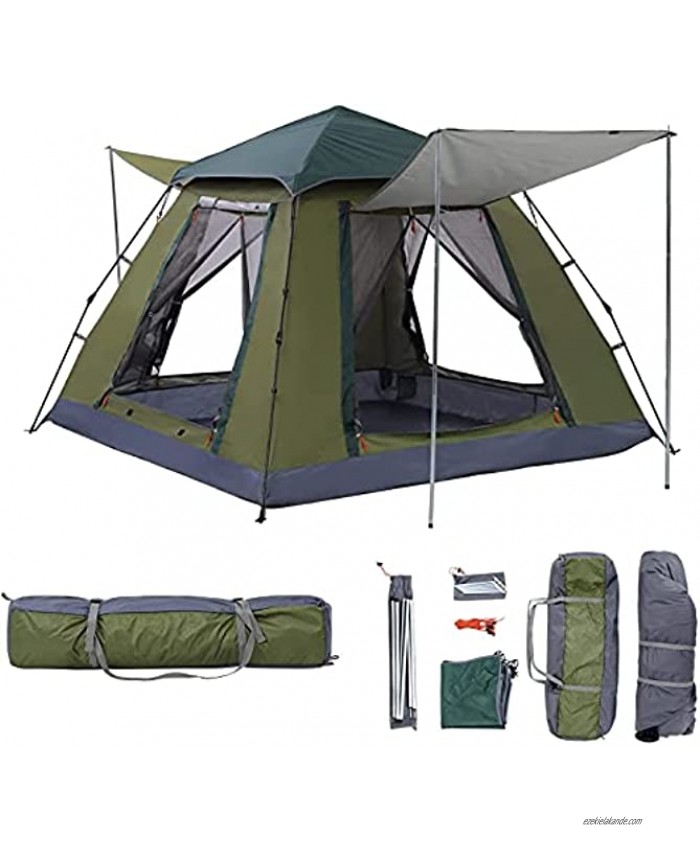 Extra Large Family Tent 10 Person Pop Up Cabin Tents Double Layer Waterproof Windproof Big Tent for Outdoor Picnic Camping Family Gathering