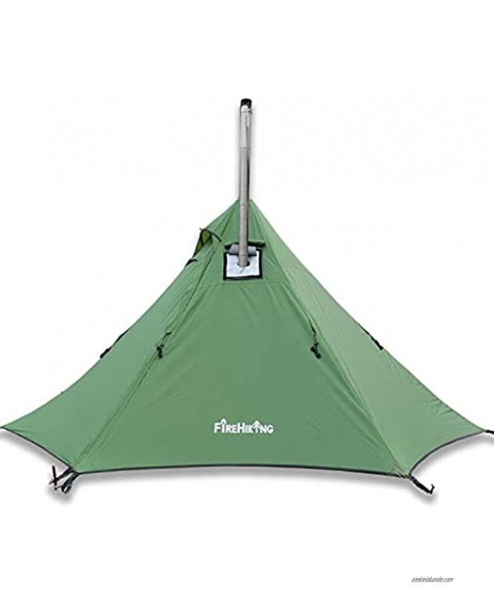 FireHiking Hot Tent with Wood Stove Jack with Inner Tent for 1 Person