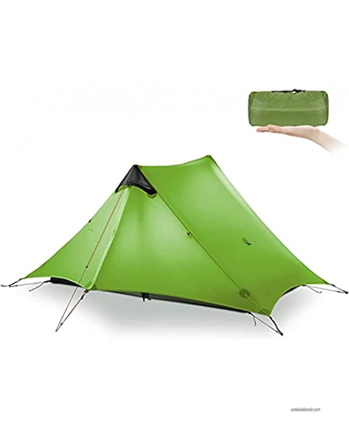 Ultralight Tent 3-Season Backpacking Tent 1 Person 2 Person Camping Tent Outdoor Lightweight LanShan Camping Tent Shelter Perfect for Camping Trekking Kayaking Climbing Hiking