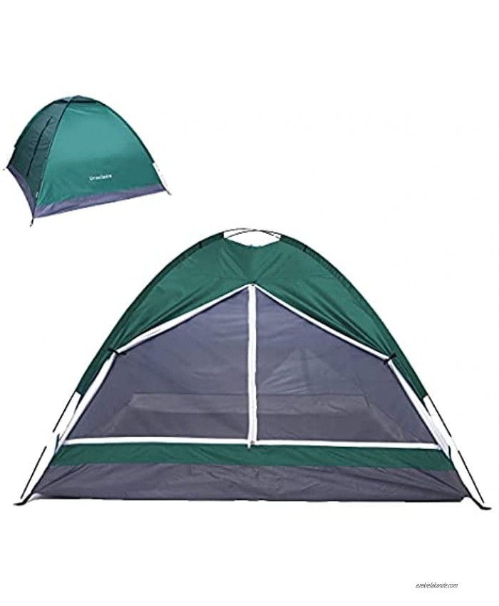 Uraclaire Camping Tent-Lightweight Water Resistant Dome 2-4 Person Tent for Backpacking and Hiking Equipment -Rain Fly & Carrying Bag