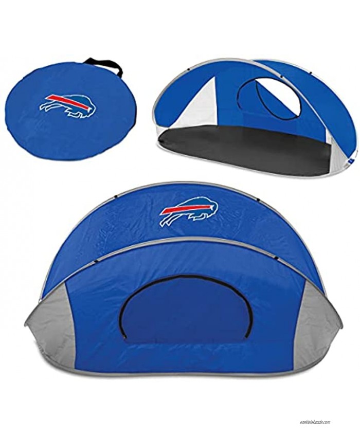 PICNIC TIME NFL Buffalo Bills Manta Portable Pop-Up Sun Wind Shelter