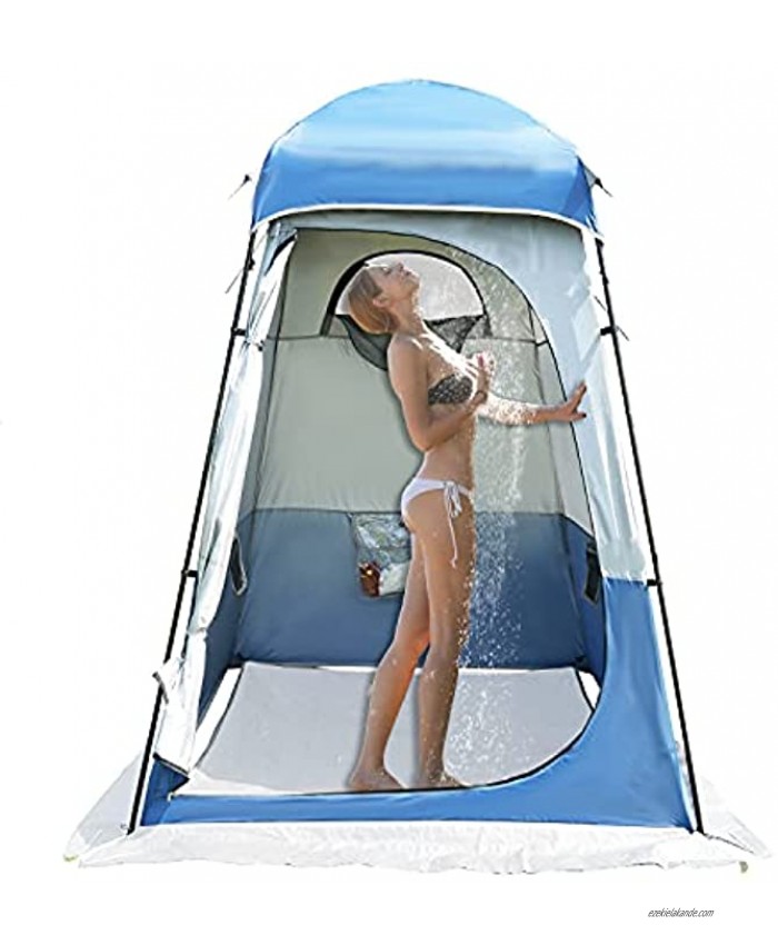 Zongti Portable Shower Tent Oversize Camping Shower Tents Privacy Shelter,Portable Toilet Camp Tall Bathroom Tent,Changing Dressing Room Camp,Easy Set Up Outdoor Camping Privacy Shelter
