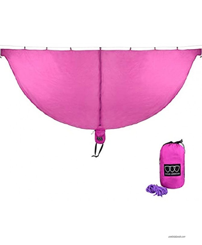 Gold Armour Hammock Bug Net Mosquito Net Bugs Premium Quality Mesh Netting Perfect Equipment Gear Accessories for Your Double Hammocks and Single Hammock Pink