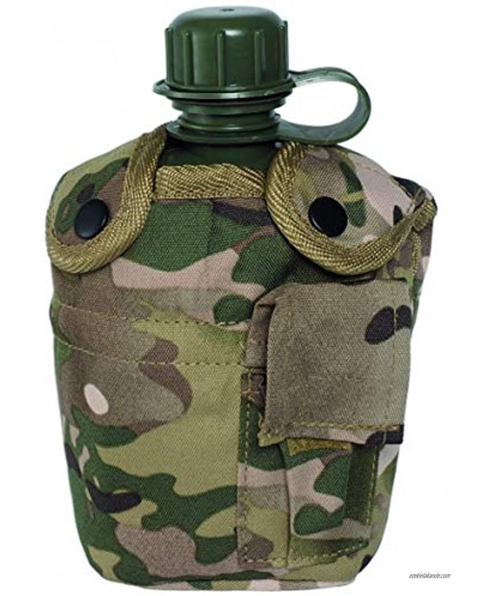 Mil-Tec US Style Canteen and Cup Multitarn