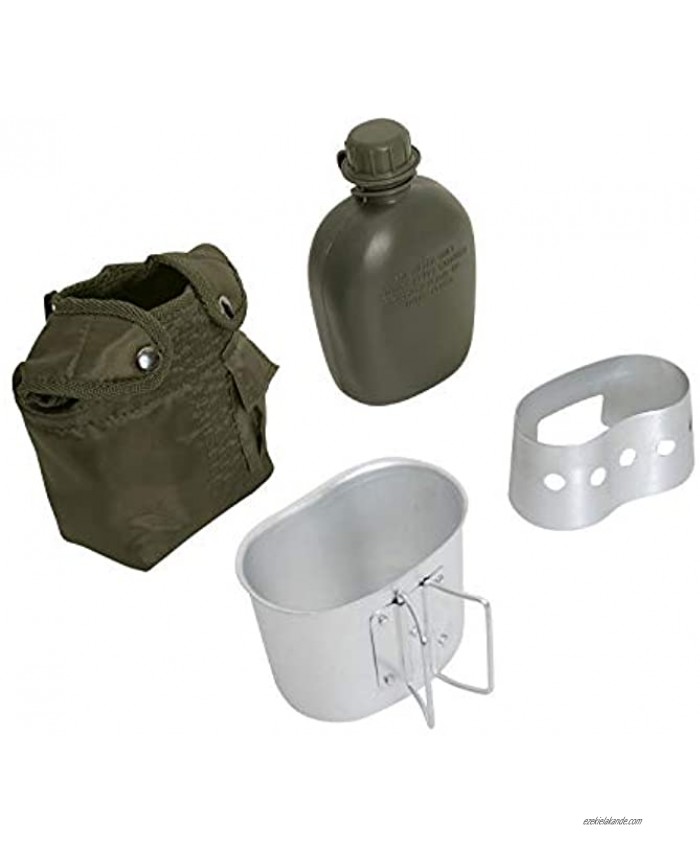 Rothco 4 Piece Canteen Kit with Cover Aluminum Cup & Stove Stand