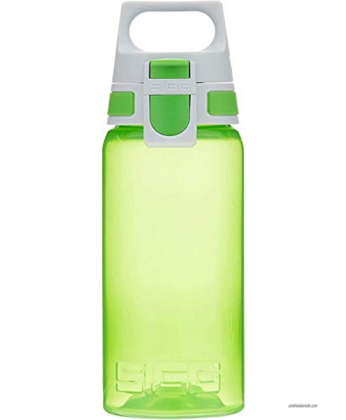 SIGG VIVA ONE Green Children's Drinking Bottle 0.5 L BPA-free Kids Water Bottle with Non-spill Lid Lightweight Children's Bottle Made of Polypropylene