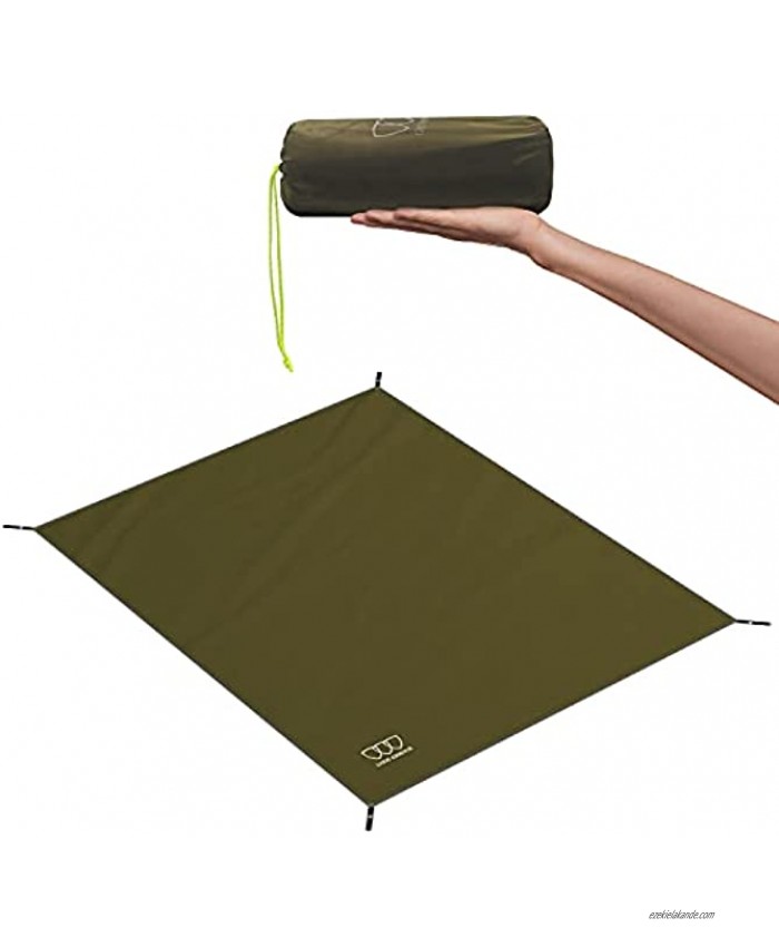 Gold Armour Tent Footprint Camping Tarp Waterproof Ultralight 84x60in | 84x84in | 84x96in | 82x106in | 120x108in | 120x120in | 120x144in Floor and Ground Tarps Gear Equipment for Camping Hiking