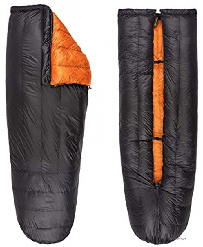 Featherstone Moondance 25 850 Fill Power Down Top Quilt Mummy Sleeping Bag Alternative for Ultralight Backpacking Camping and Thru-Hiking