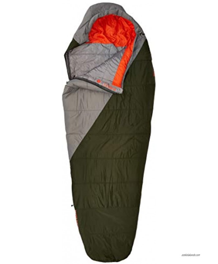 Kelty Cosmic Synthetic Fill 40 Degree Backpacking Sleeping Bag Regular – Compression Straps Stuff Sack Included