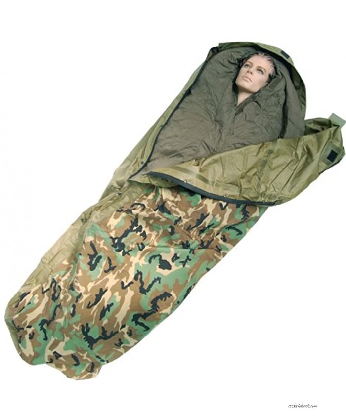 Mil-Tec Modular 3 Layer Sleeping Bag Cover Woodland