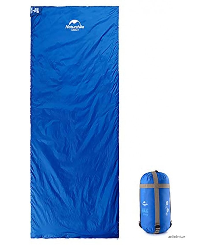 Naturehike Ultralight Envelope Sleeping Bag Backpack Portable Compact Lightweight Warm Weather Sleeping Bag for Adults Kids Backpacking Camping Hiking with Compression Sack