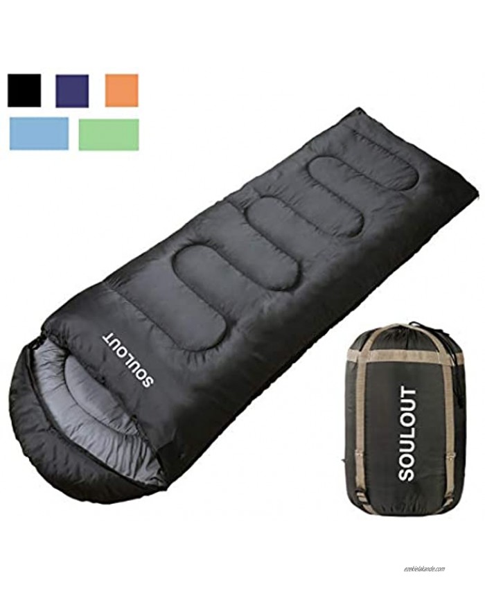 Sleeping Bag -3-4 Seasons Warm Cold Weather Lightweight Portable Waterproof Sleeping Bag with Compression Sack for Adults & Kids Indoor & Outdoor: Camping Backpacking Hiking