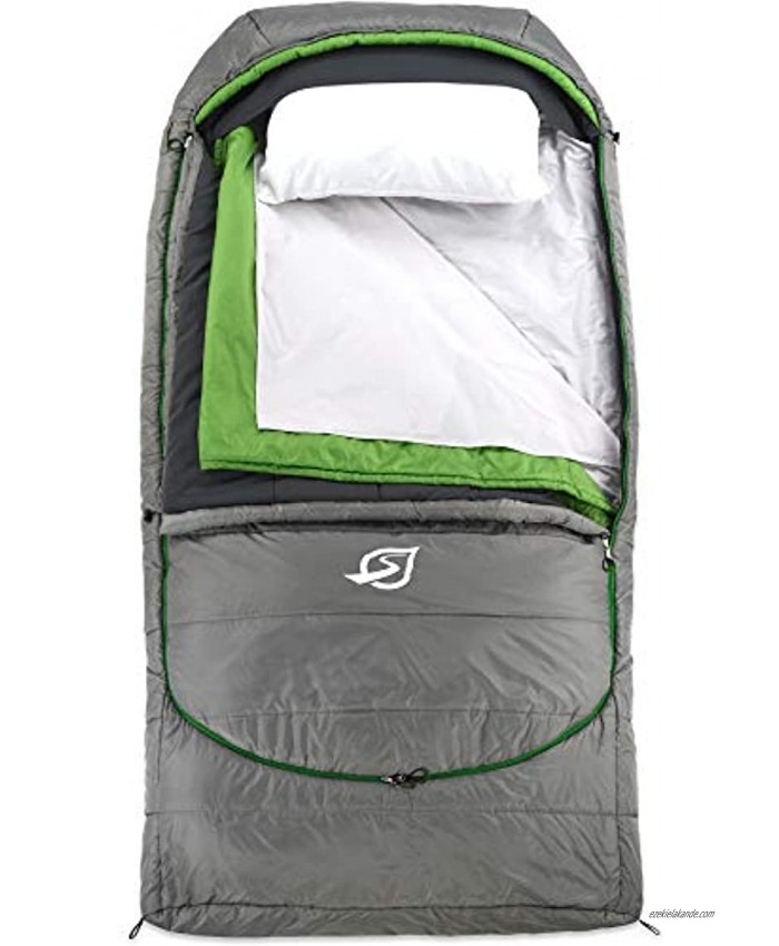SylvanSport Cloud Layer Sleeping Bag Adaptable Quilted Layers Providing Comfort and Warmth in The Winter and Summer
